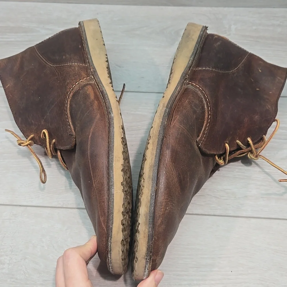 Red Wing Men 3322 Weekender Shoes Brown Lace Up Leather Chukka Boots Sz 13D